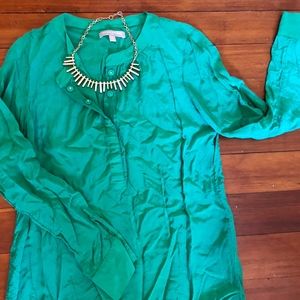 Banana Republic Silky Long Sleeve Blouse